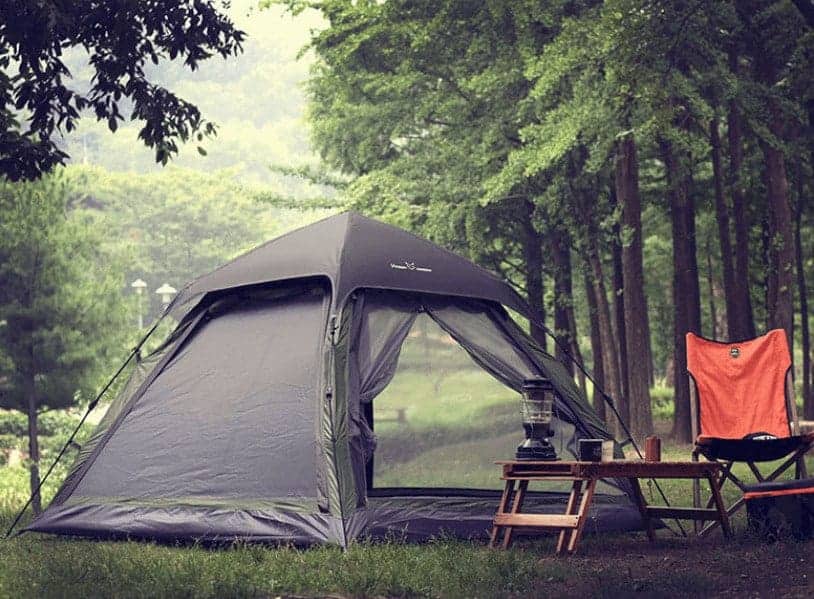 캠핑 필수품 팝업 텐트