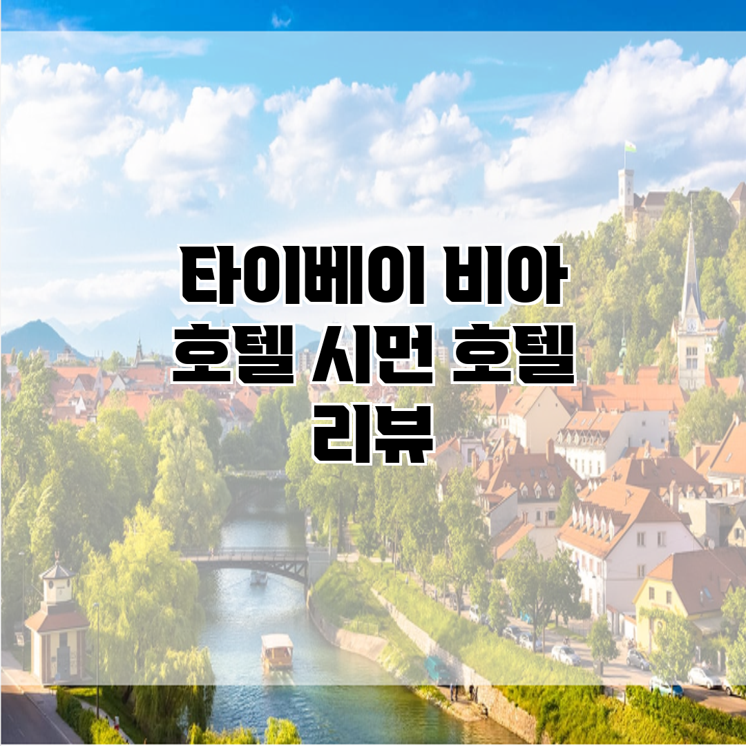 타이베이 비아 호텔 시먼 호텔 리뷰