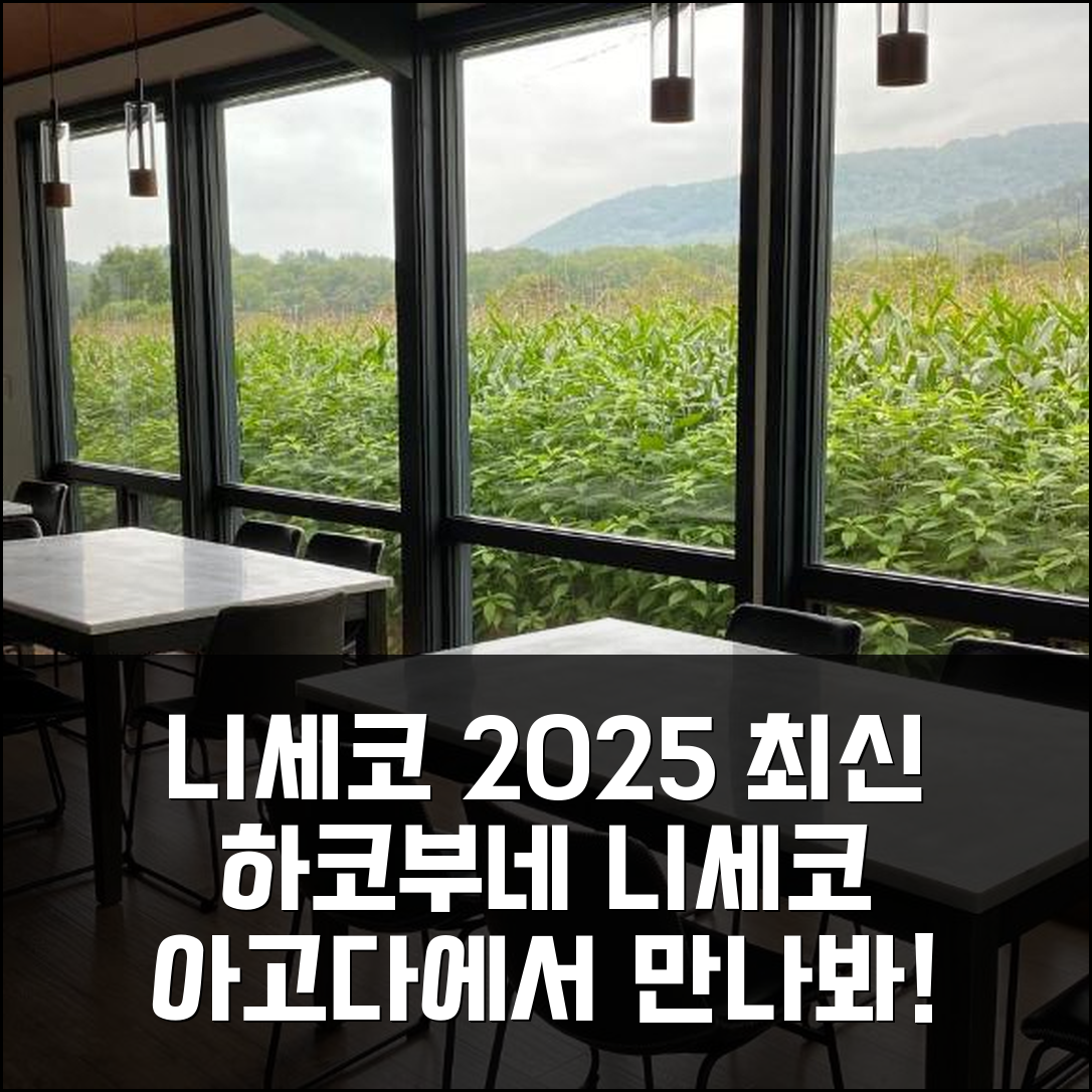 하코부네 니세코: 2025년 니세코 최신 숙소