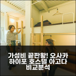 하이포 호스텔 오사카 가성비 분석