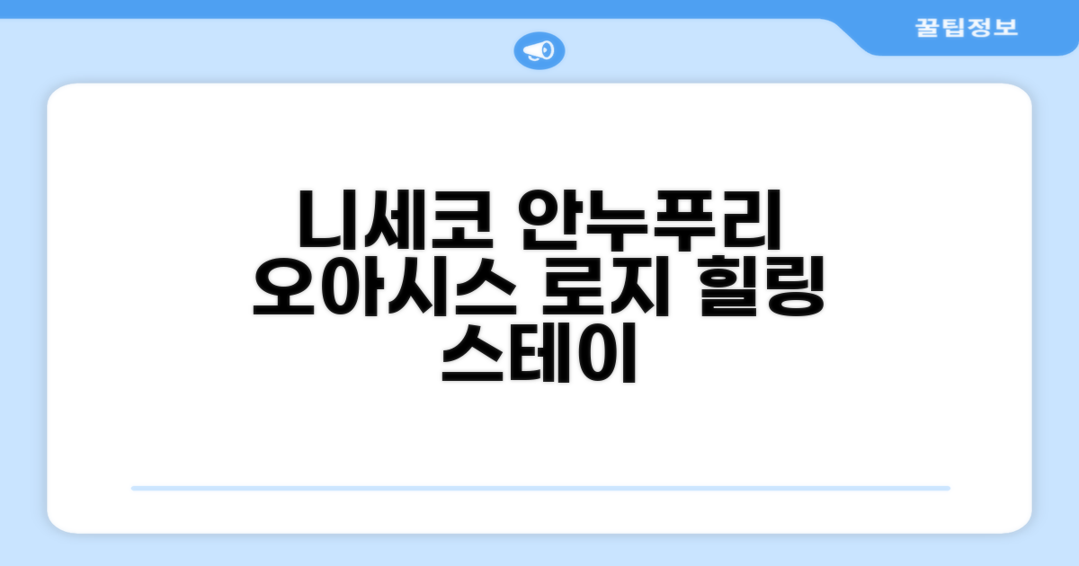 🌟 니세코에서 만난 안누푸리 오아시스 로지