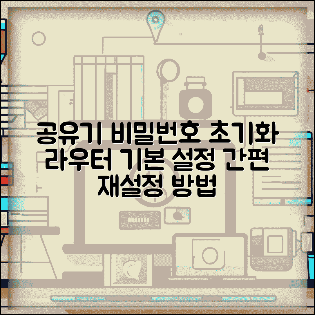 공유기 관리자 비밀번호 해제 | 무선 라우터 기본 설정으로 초기화하고 재설정하기