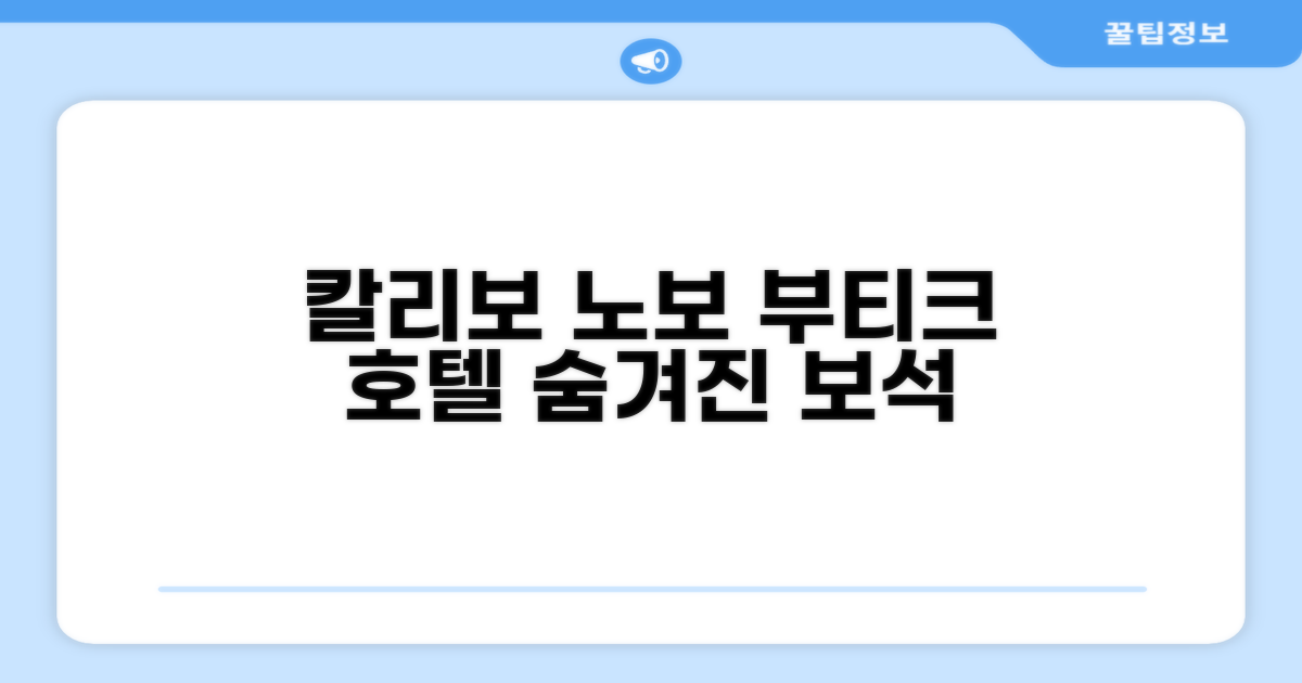 🌟 칼리보에서 만난 아시아 노보 부티크 호텔-칼리보