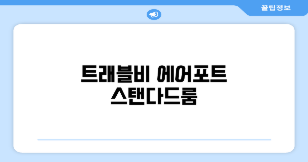 트래블비 에어포트 인 스탠다드룸 더블 후기