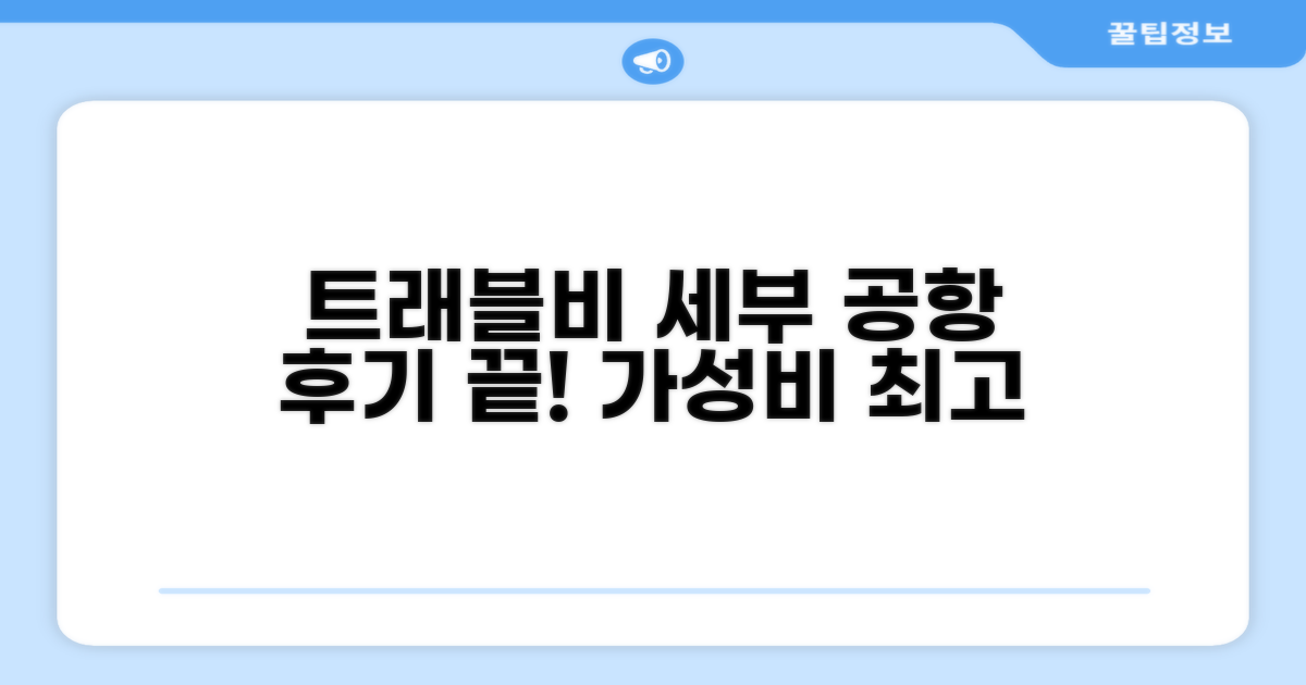 트래블비 에어포트 인 세부 총평