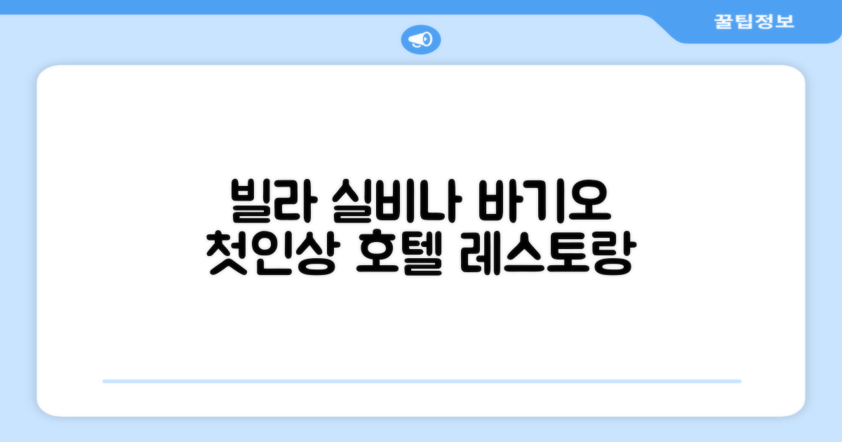 빌라 실비나 호텔 앤 레스토랑: 바기오에서의 첫인상