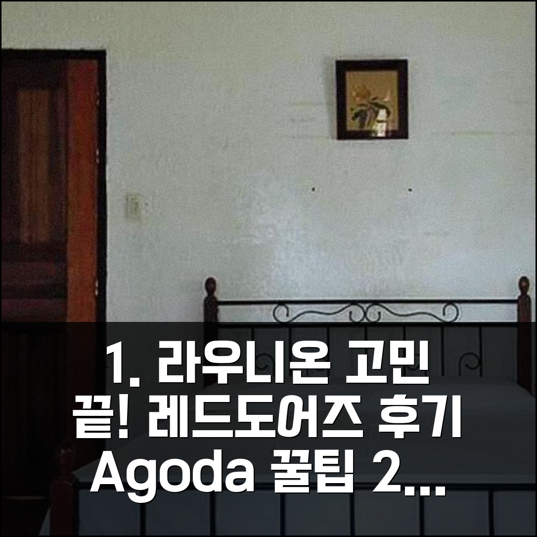 라우니온 호텔 고민? 레드도어즈 앳 하딘 데 코랄레스 후기