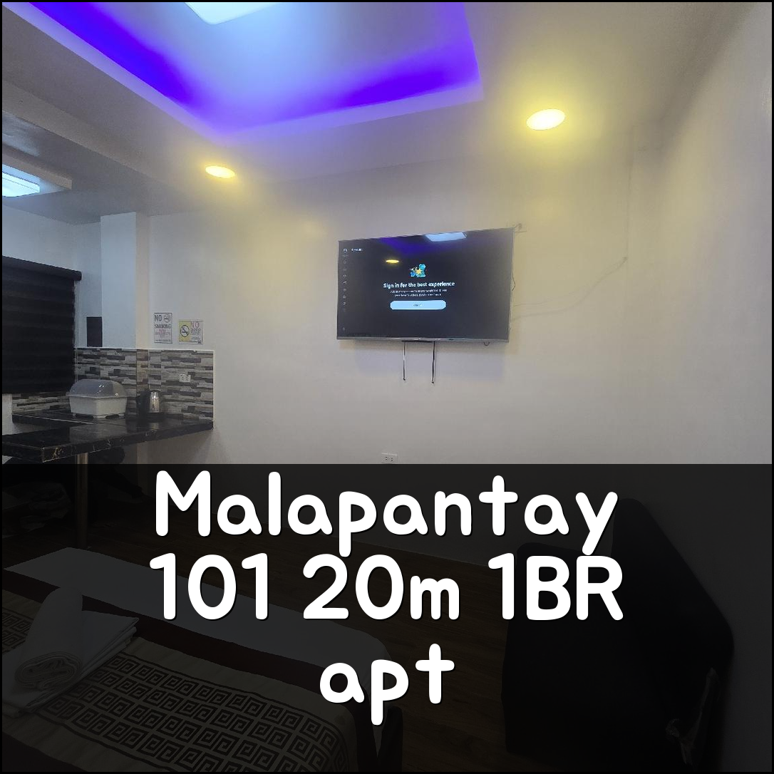 앙헬레스/클락 20m² 1베드룸 아파트 찾으세요? 말라바냐스 101 후기