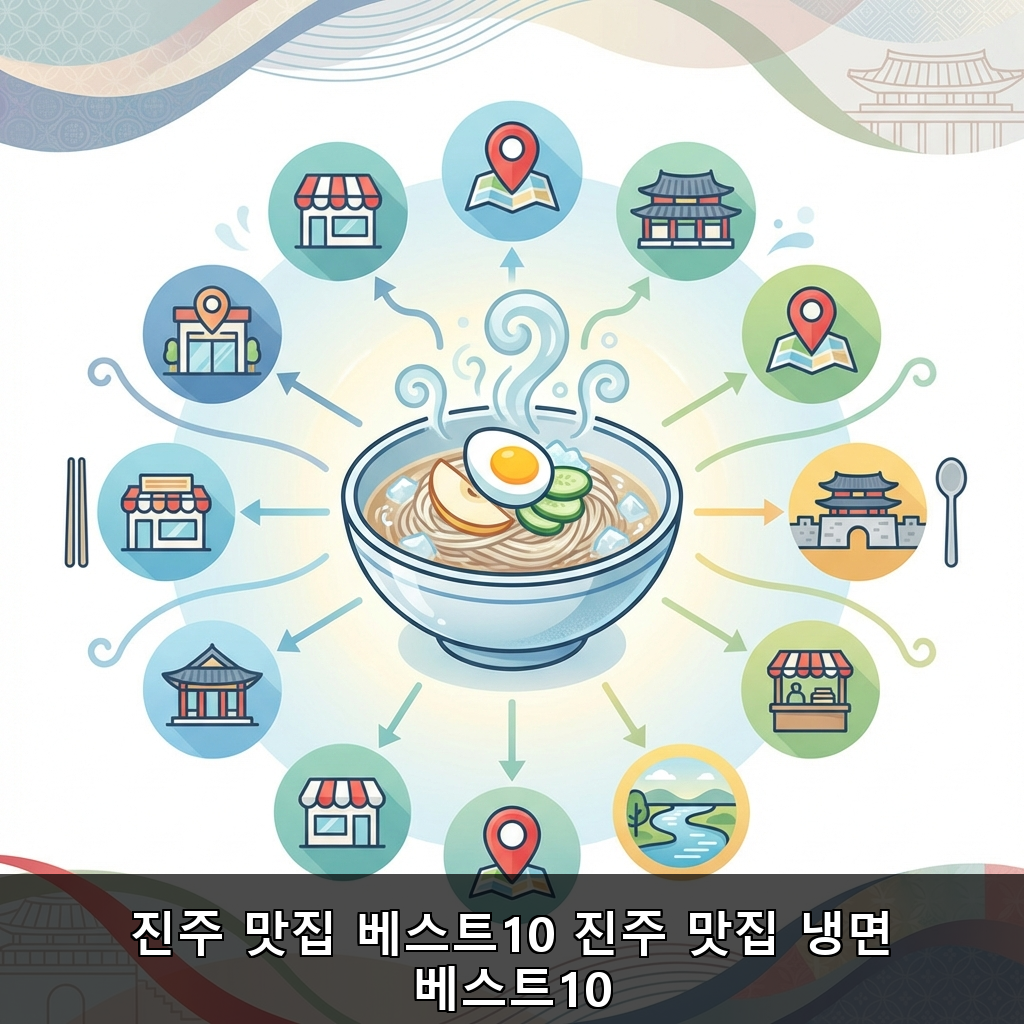 진주 맛집 베스트10 냉면 총정리 가이드