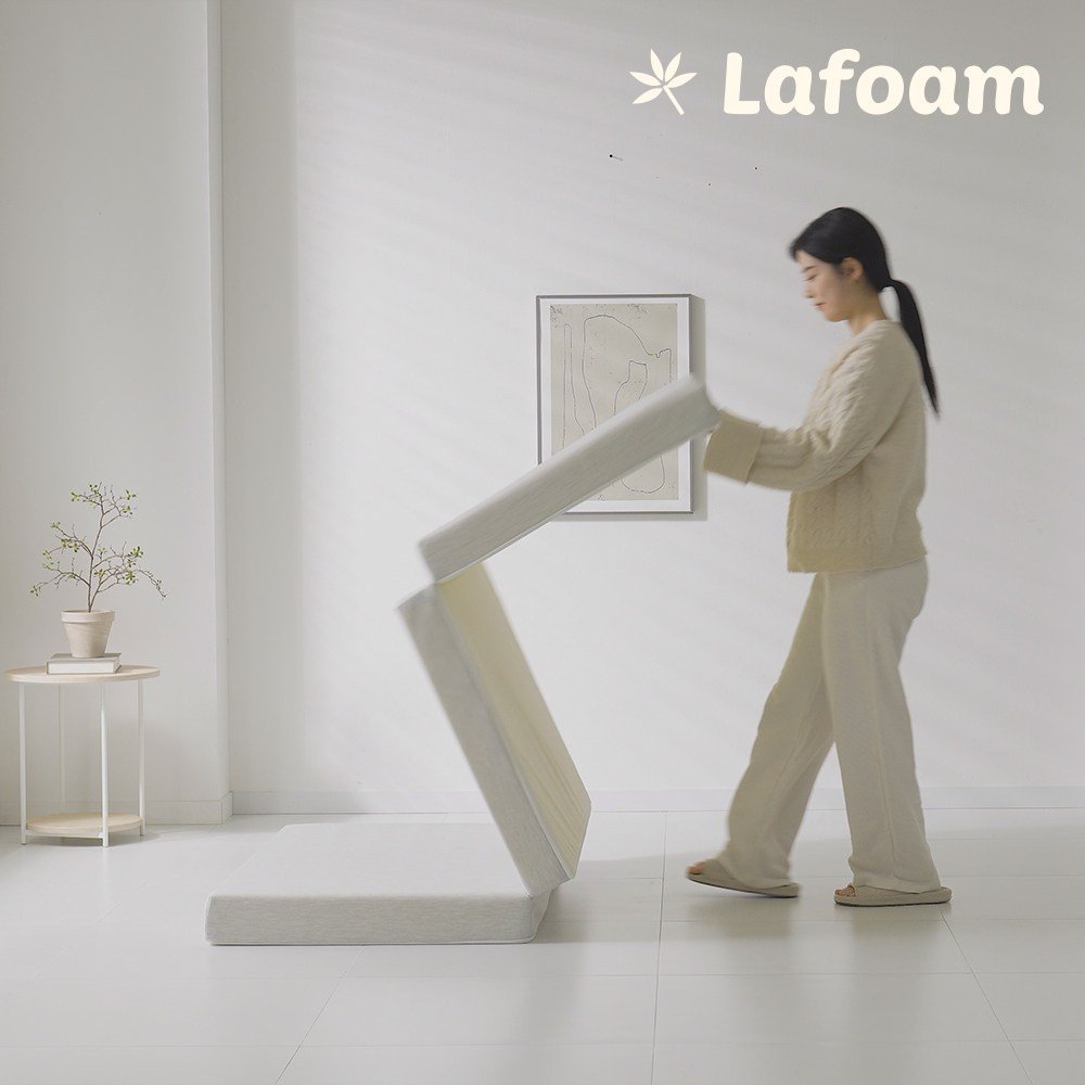 라폼 하이브리드 3단 접이식 메모리폼 토퍼 매트리스 10cm쿠폰할인 상세 이미지 1