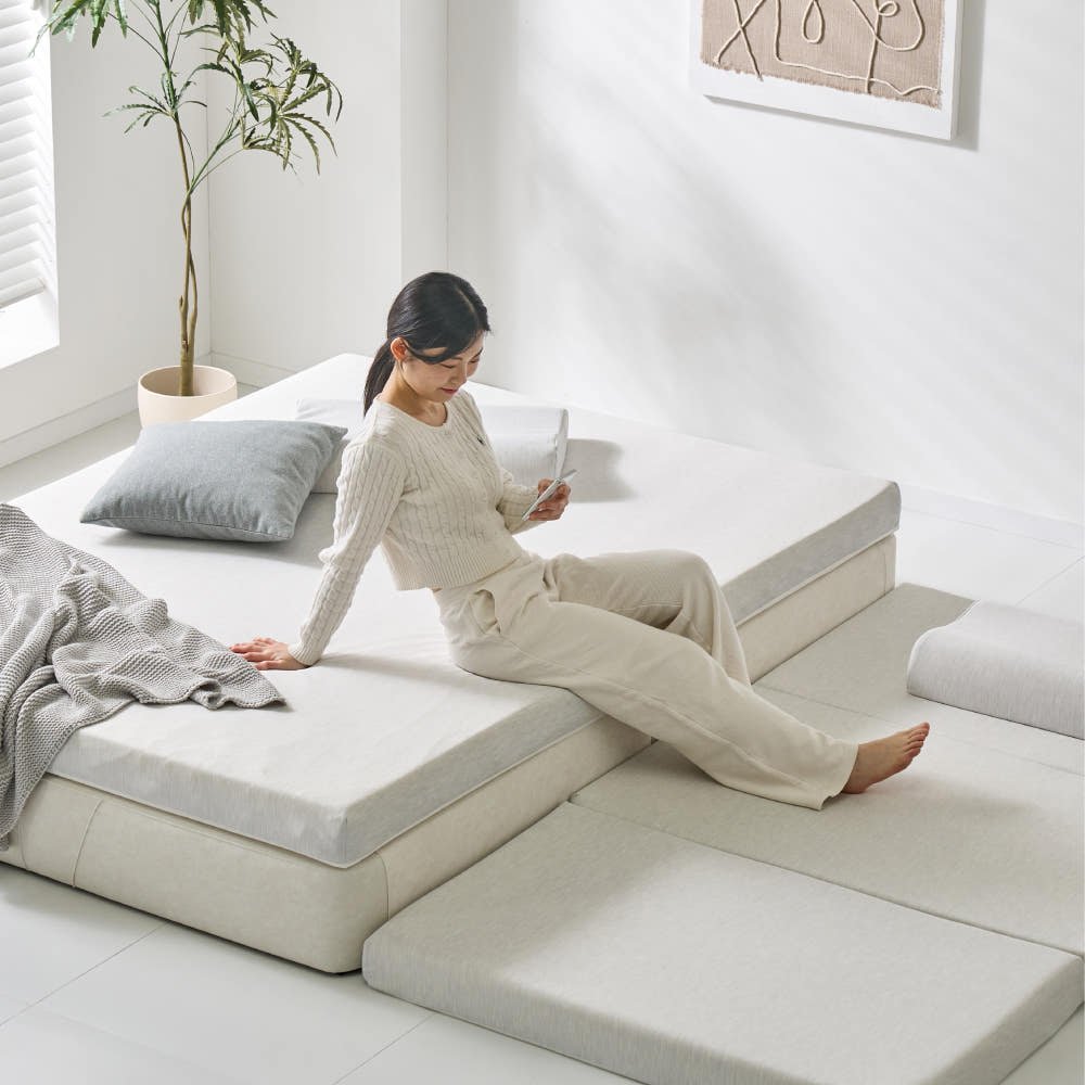 라폼 하이브리드 3단 접이식 메모리폼 토퍼 매트리스 10cm쿠폰할인 상세 이미지 2