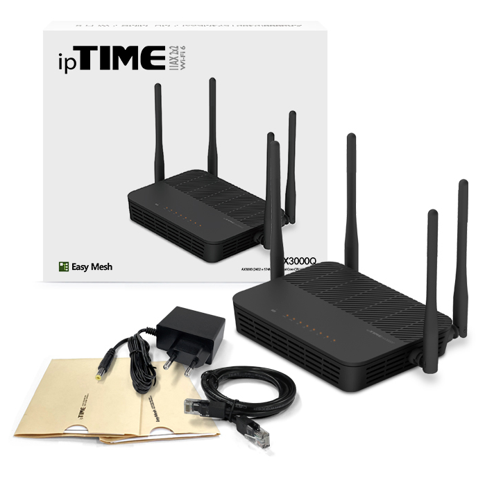 ipTIME 유무선 공유기, AX3000Q, 1개 상세 이미지 2