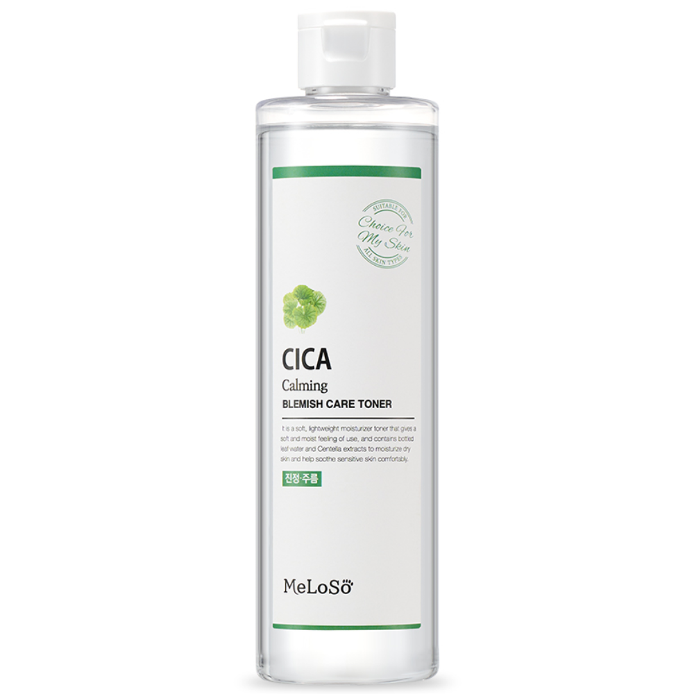 멜로소 토탈 솔루션 시카 진정 토너 300ml 대용량 가성비 데일리 케어 피부결 정돈 촉촉한 워터토너, 1개 상세 이미지 1