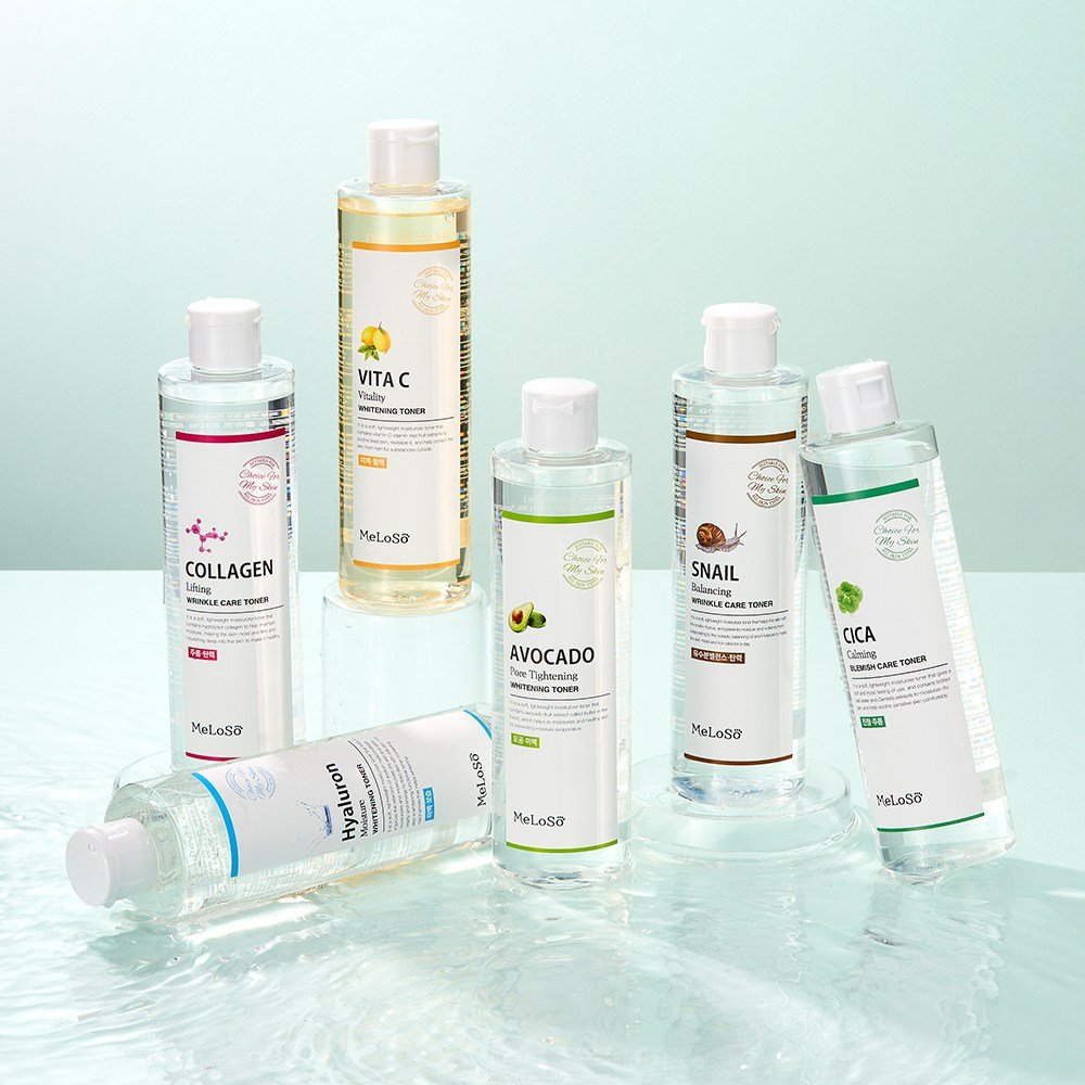 멜로소 토탈 솔루션 시카 진정 토너 300ml 대용량 가성비 데일리 케어 피부결 정돈 촉촉한 워터토너, 1개 상세 이미지 2