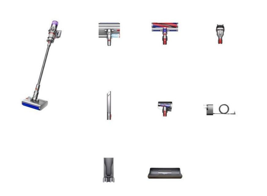 다이슨 디지털 슬림 서브마린 + 충전거치대 세트, 492632-01, 니켈(서브마린), 화이트(거치대) 상세 이미지 2