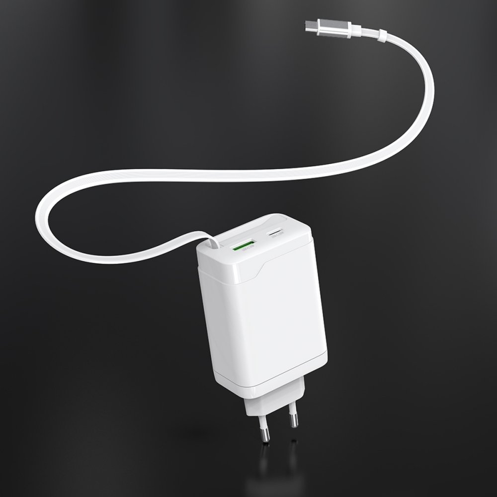 65W GaN 2포트 C타입 케이블 일체형 PD PPS 초고속 충전기 볼트65 상세 이미지 2