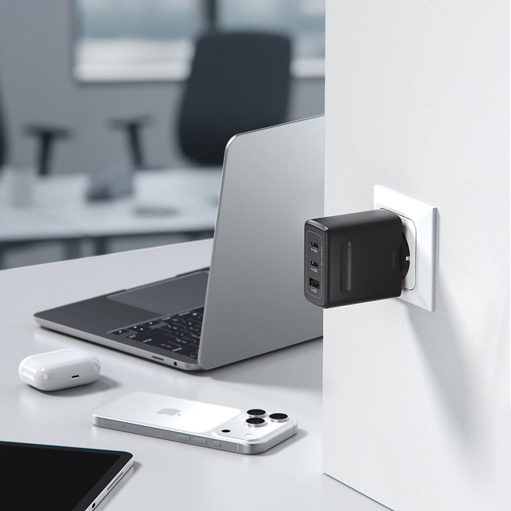 PD 3.2 65W AVS GaN 접지 멀티 초고속 충전기 GB652 블랙 상세 이미지 2