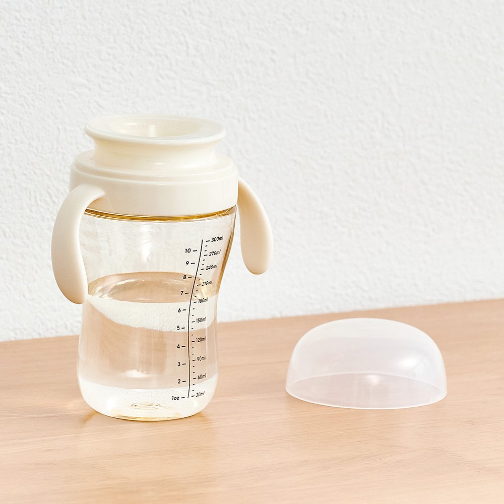 자기주도 유아컵 흘림방지 아기물병 어린이집 유치원 물병 빨대컵 300ml 상세 이미지 1