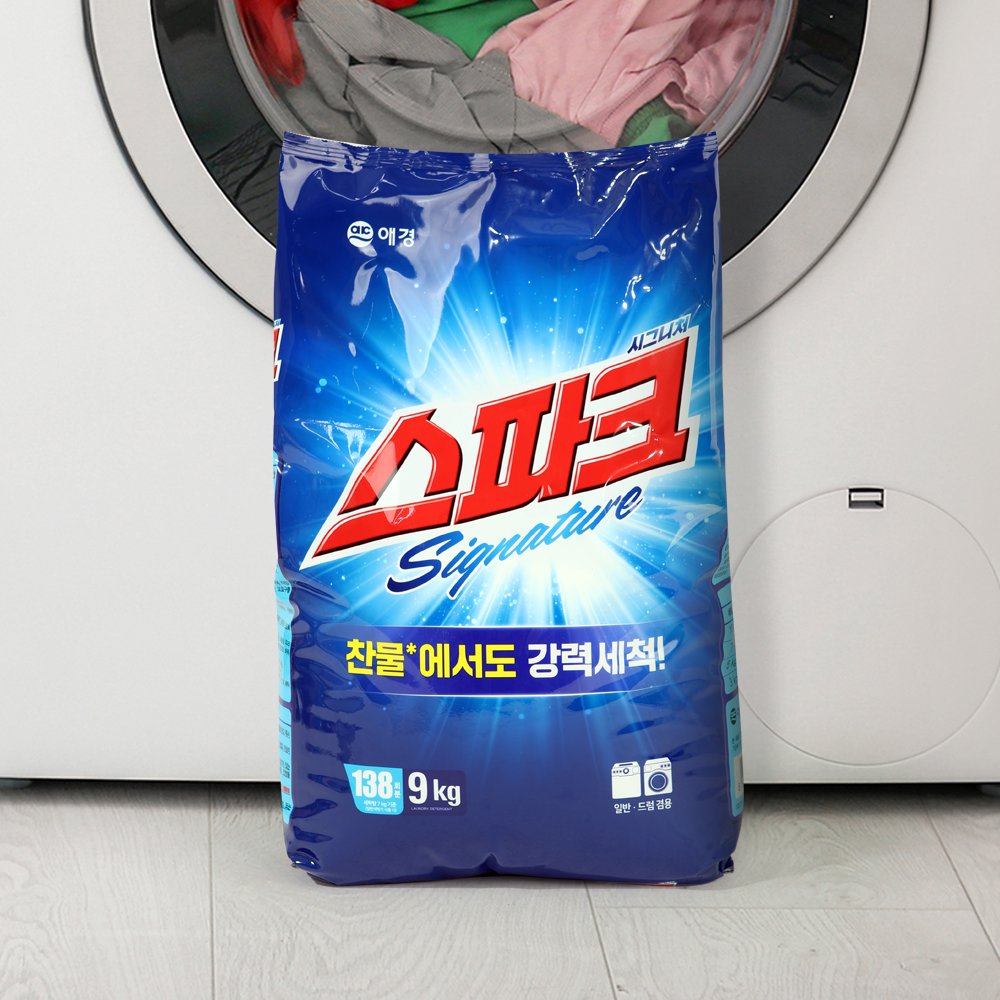 애경 스파크 세탁세제 9kg, 1개 상세 이미지 1