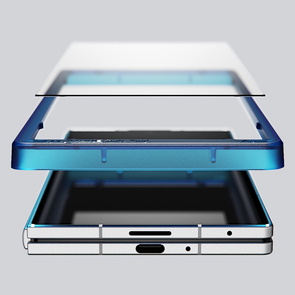 빅쏘 2.5CX 지문인식 강화유리 액정보호필름 갤럭시Z 폴드7, 2매입 상세 이미지 2