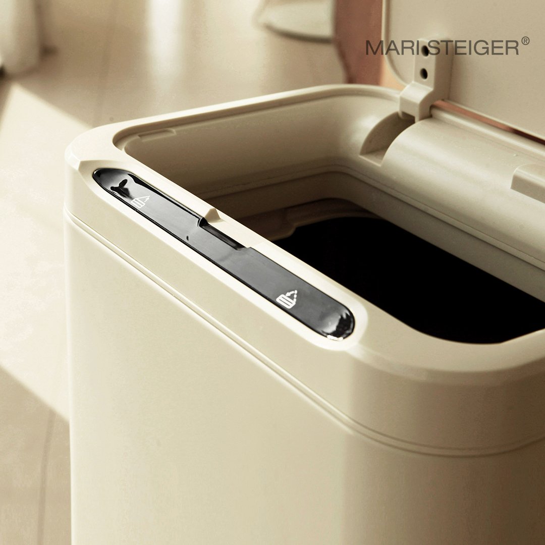 루미 자동센서 휴지통 V2 종량제 20리터 예쁜 인테리어 원목다리 쓰레기통 상세 이미지 2