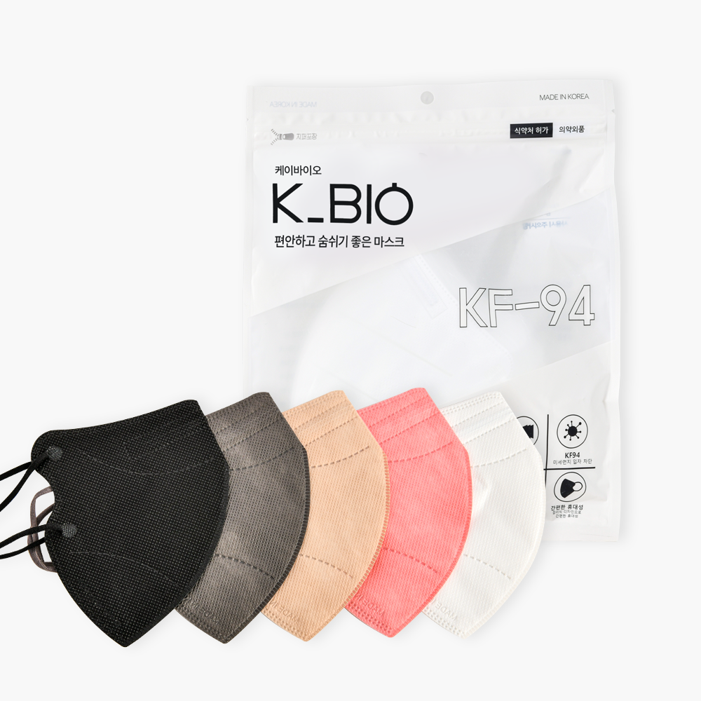 케이바이오 정준호 KF94 새부리형 마스크 숨편한 마스크 L(대형), 핑크, 100개 상세 이미지 2