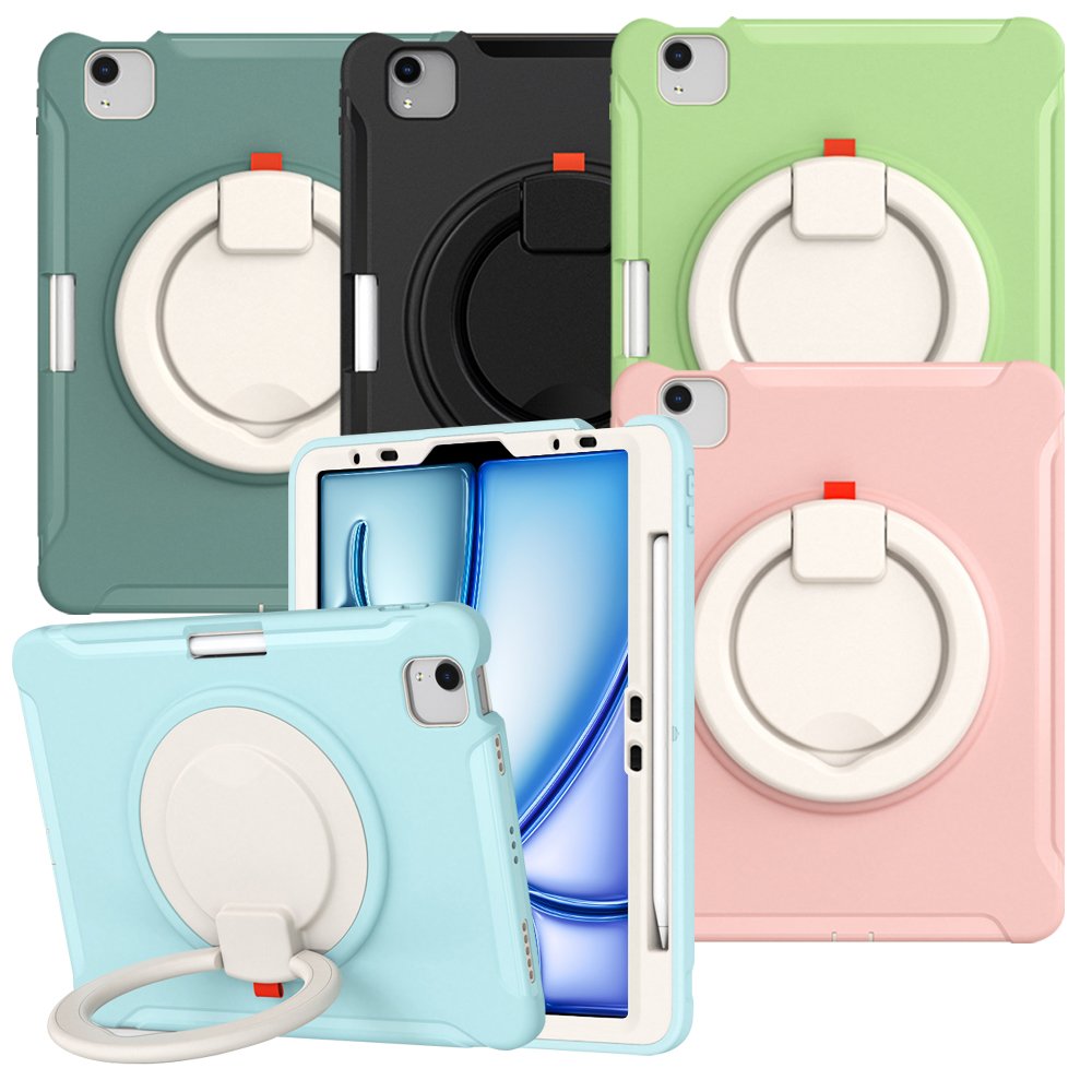 아이패드 에어 4세대 케이스 범퍼 회전 마카롱 아머 연핑크, 에어 4세대 10.9 상세 이미지 1