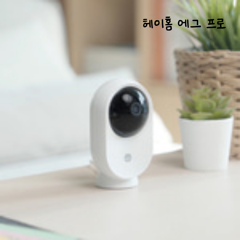 헤이홈 에그 홈캠 가정용 cctv 펫 베이비캠 홈카메라 상세 이미지 2