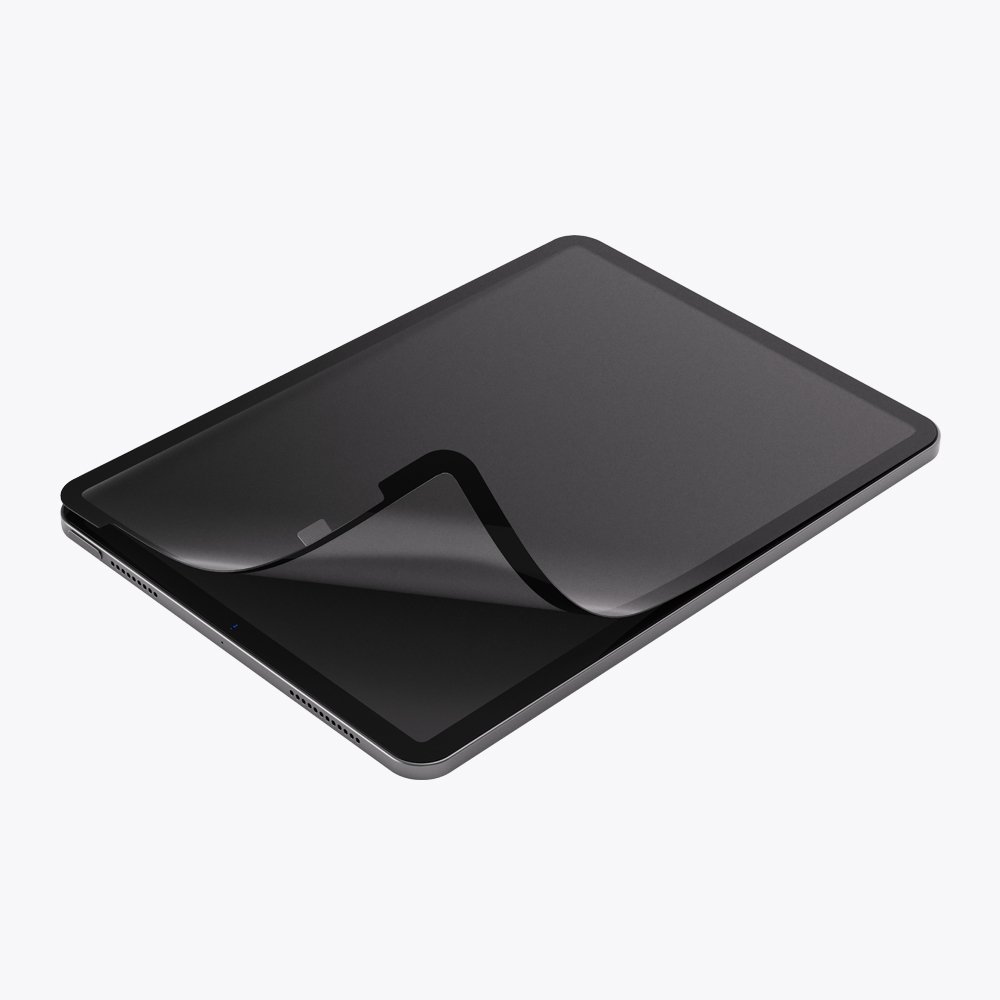 지니비 나노흡착 종이질감필름, 탈부착 저반사 지문방지 아이패드 프로 28.2cm(11인치) M4 5세대, 1매입 상세 이미지 1