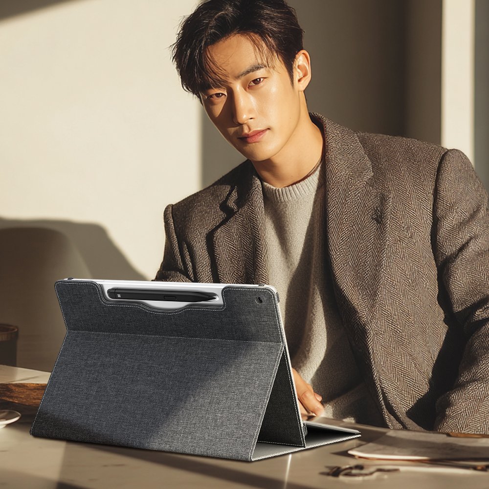 서피스 프로 12 케이스 북커버 범퍼 폴리오 그레이, 프로 12 상세 이미지 2