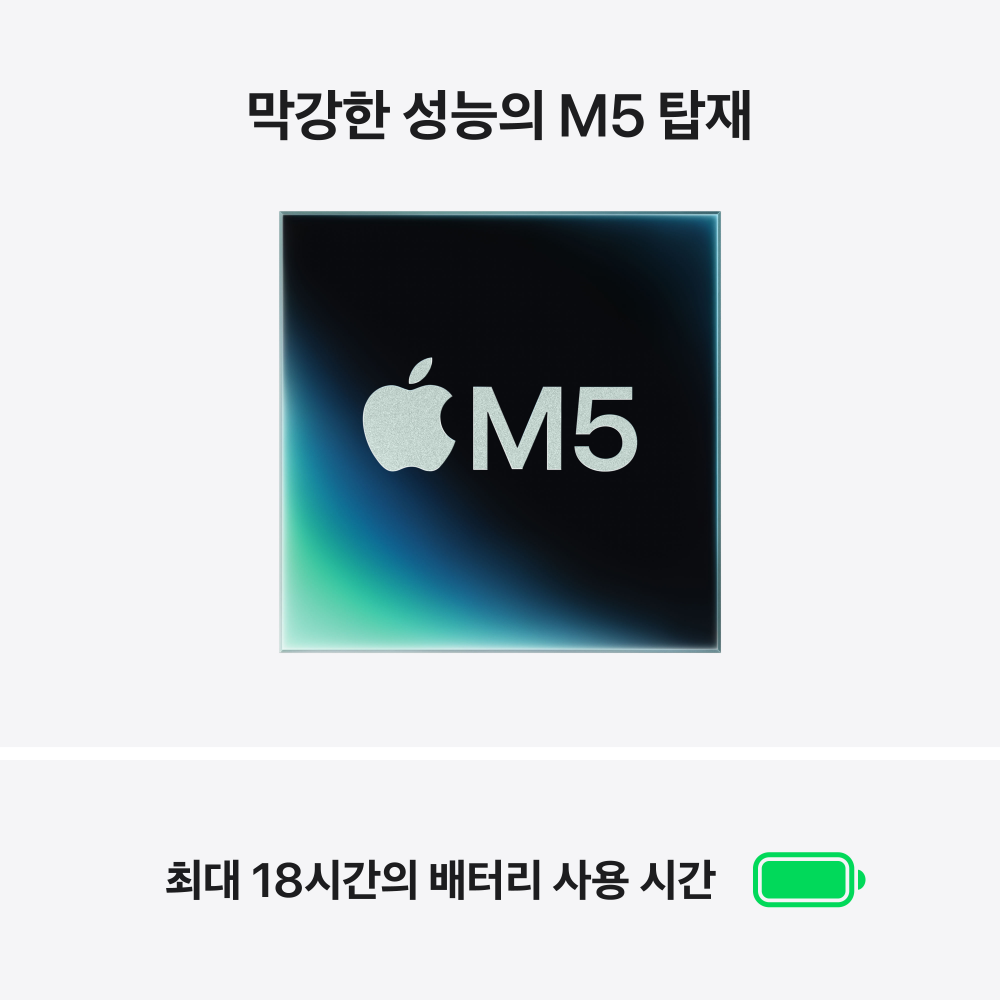 (1차예약) 애플 맥북에어 13 M5 (CPU 10코어/GPU 10코어) 16GB 1TB 스카이 블루 MDHJ4KH/A 상세 이미지 2