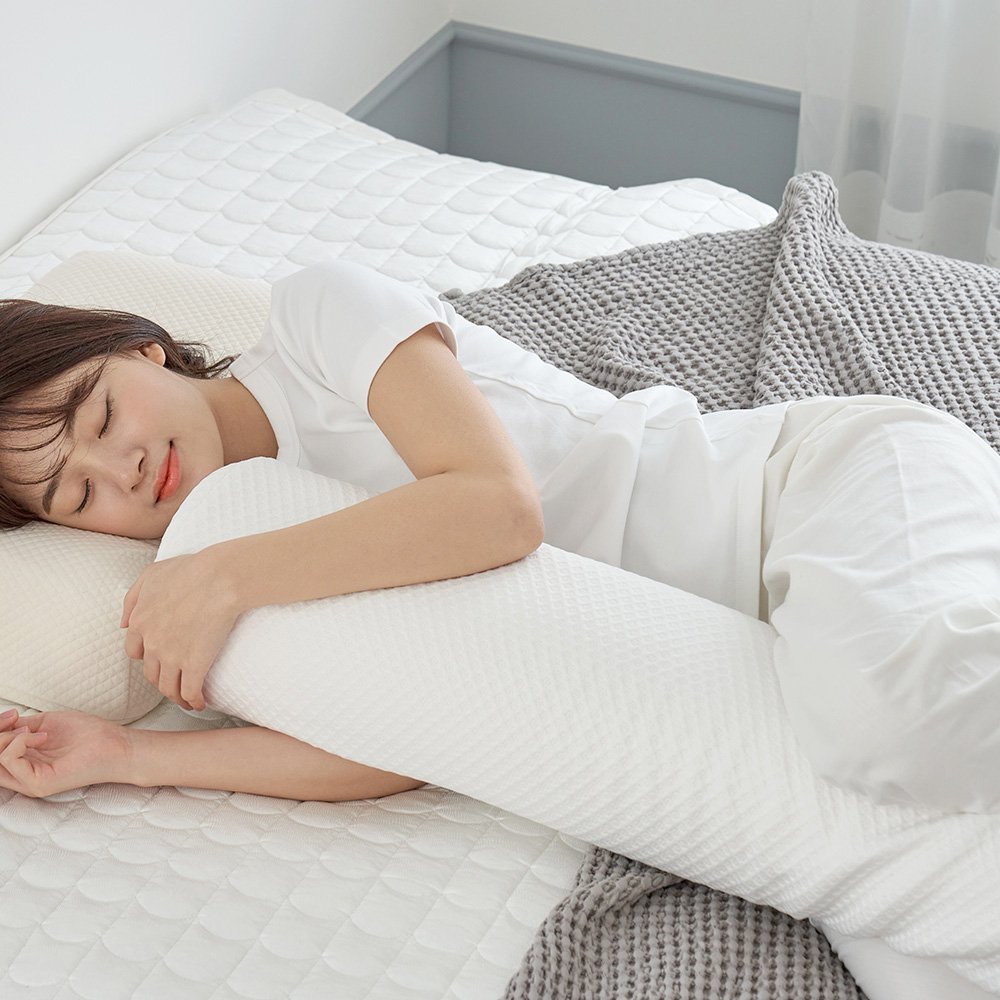 임산부 라텍스 바디필로우 죽부인 롱쿠션 안고자는 긴베개 상세 이미지 1