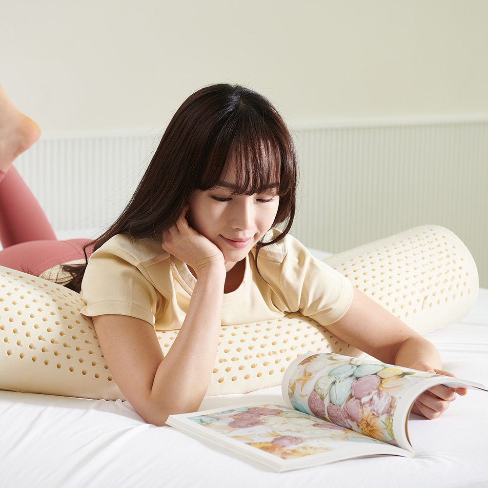 임산부 라텍스 바디필로우 죽부인 롱쿠션 안고자는 긴베개 상세 이미지 1